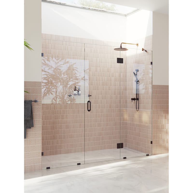 Glass Warehouse GHF-81.25 Stellar 78" High x 81-1/4" Wide Hinged
