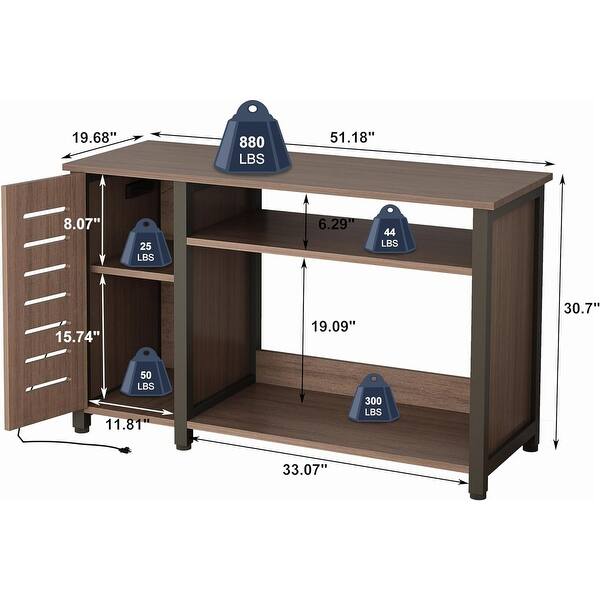 Fish Tank, Stand Heavy Duty Metal Aquarium Stand with Cabinet for Fish Tank Accessories Storage