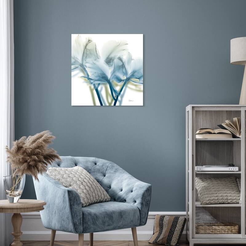 "Unfocused Beauty 3" Frameless Free Floating Tempered Glass Panel Graphic Wall Art