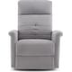 preview thumbnail 5 of 33, MCombo Modern Fabric Power Recliner, Electric Swivel Glider Rocker Recliner Chair for Nursery with USB Ports, Side Pockets 7763