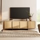 preview thumbnail 6 of 32, WMAPAT Modern Entertainment Center With T-Shaped Wooden Legs, 4-Door Storage TV Stand, Media Cabinet For Living Room