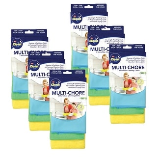 RITZ Multi-Chore Microfiber Cleaning Cloths - Set of 18