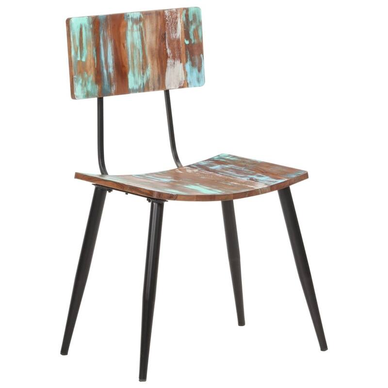 vidaXL Dining Chairs 2/4 pcs Solid Reclaimed Wood/Solid Wood Mango