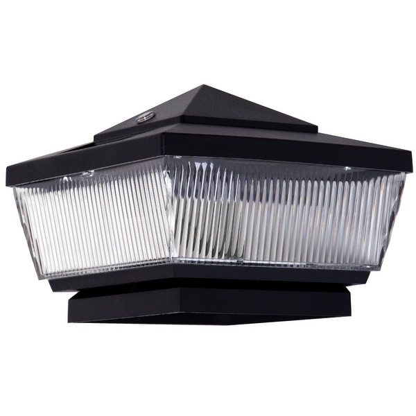Boston Harbor QPP3-R4-BK-B1 Solar Post Cap, 4 Lumen, Black