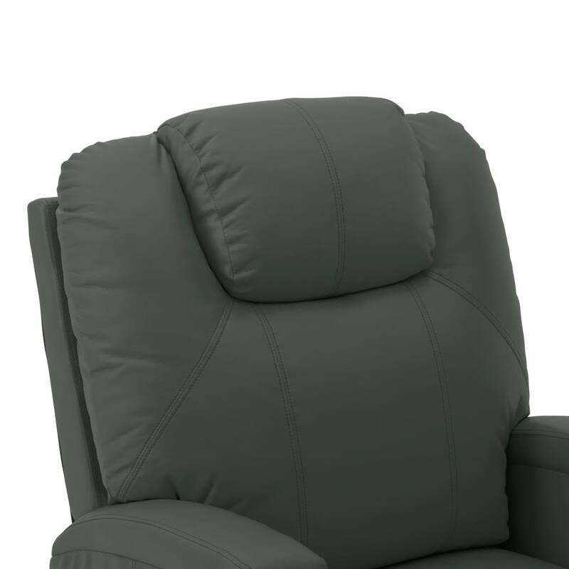 vidaXL Power Lift Recliner Electric Lift Chair for Home Theater Faux Leather - 29.9" x 34.4" x 42.1"