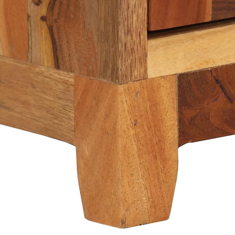 vidaXL Bedside Cabinet 15.7"x11.8"x19.7" Solid Reclaimed Wood