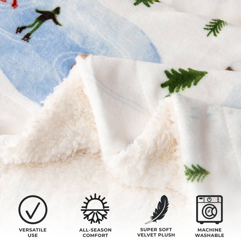 Luxurious Rustic Lodge Velvet Plush Throw