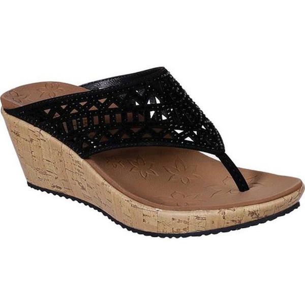Shop Skechers  Women s Beverlee Summer Visit Wedge Sandal  