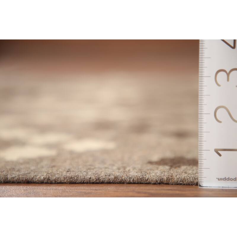 Hand Woven Oriental 100% Wool Carpet Southwestern Geometric Multi-Colored Kilim Area Rug - 6' 3'' X 5' 1''