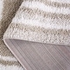preview thumbnail 17 of 96, SAFAVIEH Border & Stripe Shag Eirny Modern 1.4-inch Thick Rug