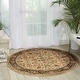 preview thumbnail 47 of 55, Antiquities American Jewel Area Rug 5'3" Round - Cream - Round