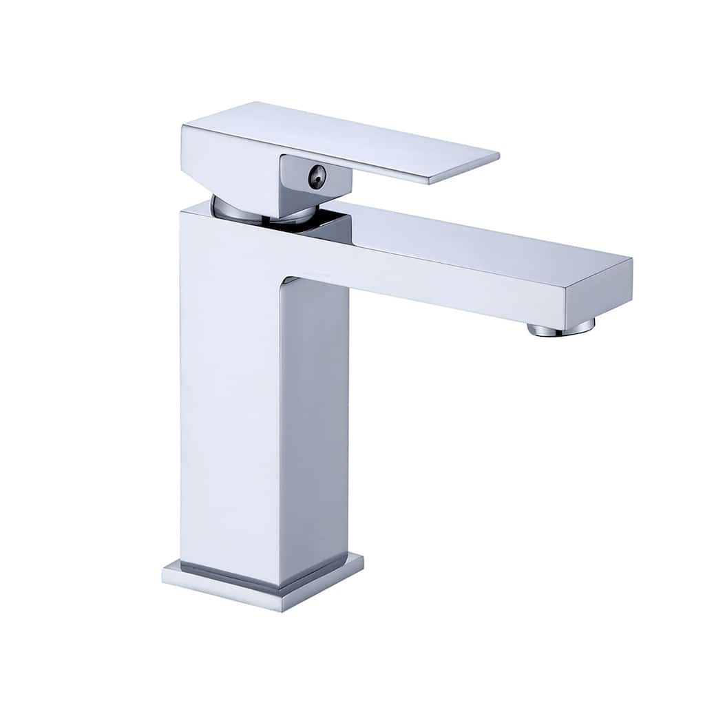 Topcraft 6.85in Single Handle Single Hole Bathroom Faucet