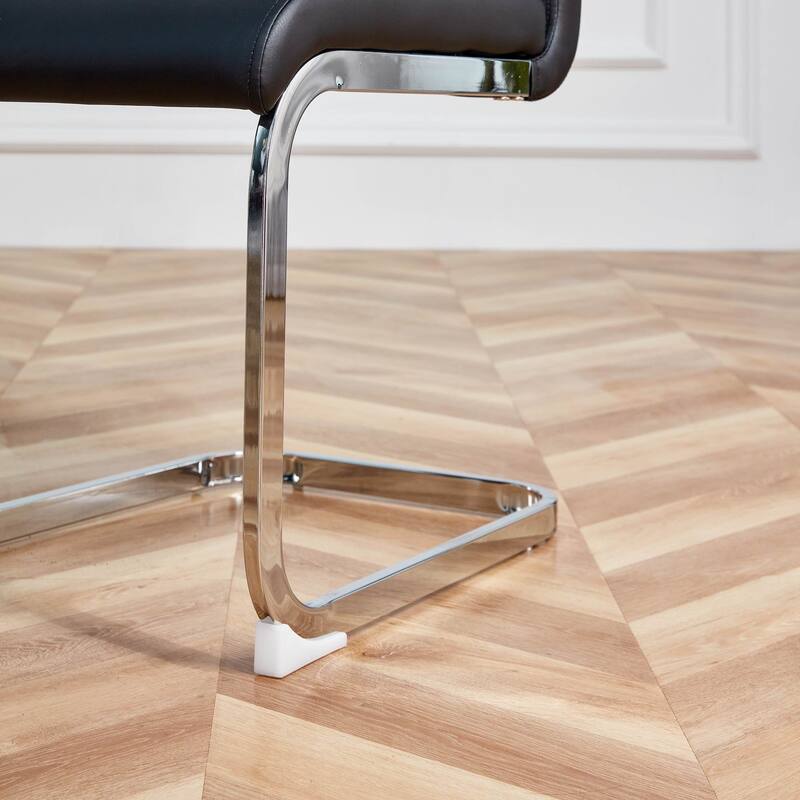 Modern Dining Chairs PU Faux Leather set of 4