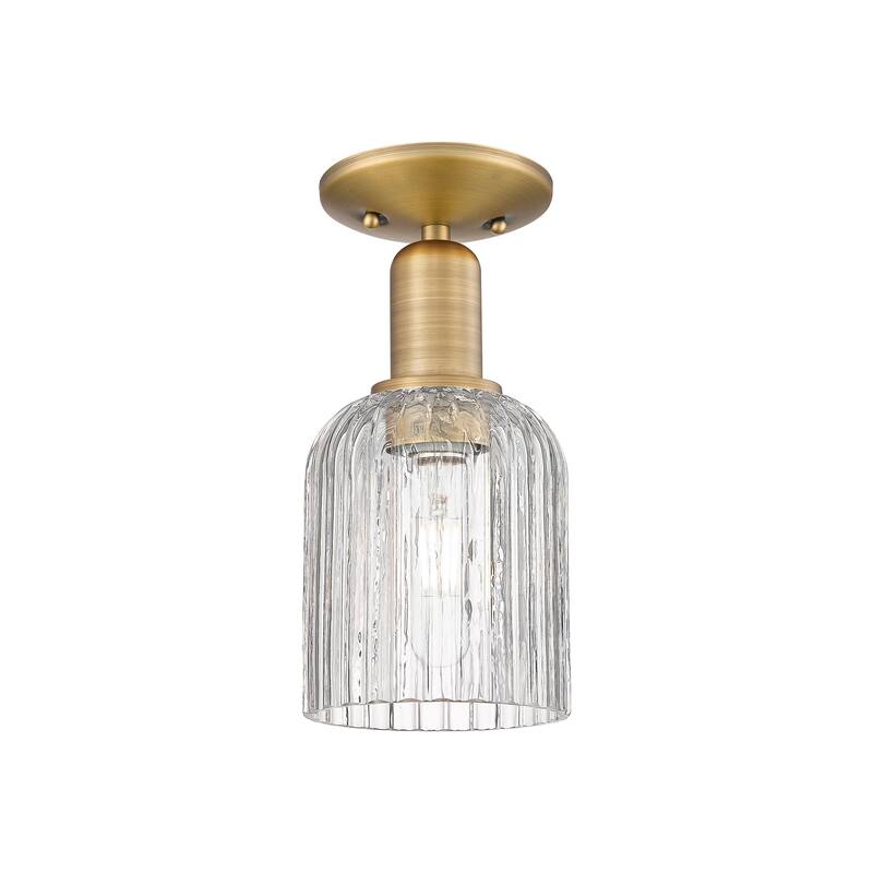 Innovations Lighting Downtown Urban - Bridal Veil - 1 Light 5" Semi-Flush Mount Light
