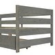 preview thumbnail 27 of 25, L-Shaped Double Platform Bed with 3 Storage Drawers, Twin Size Two Shared Beds with Guardrails