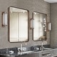 preview thumbnail 18 of 31, Metal-framed Venetian Wall Mirror 24*36*1.38 - Brushed Bronze