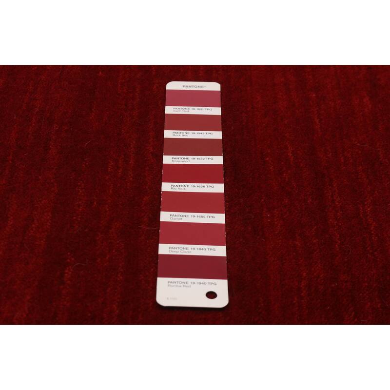 Kashkuli Gabbeh Red Rug 2'8" x 11'4" - 2'8 x 11'4