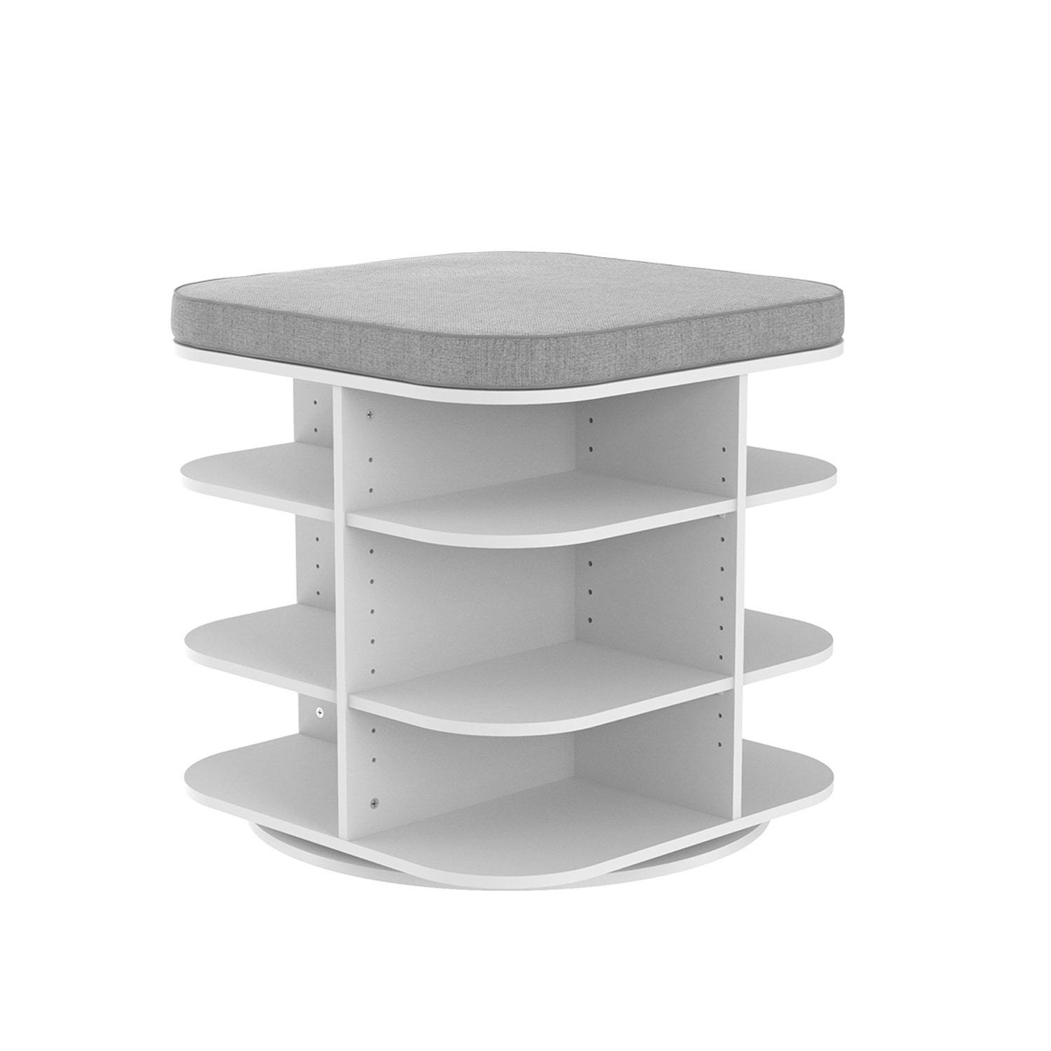 ClosetMaid Revolution Rotating Shoe Storage Bench