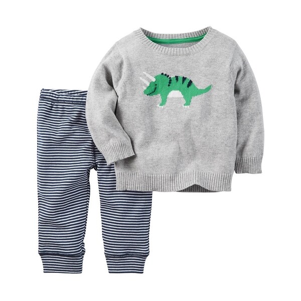 Shop Carter's Baby Boys' 2Piece Little Sweater Set, Newborn Overstock 25614144