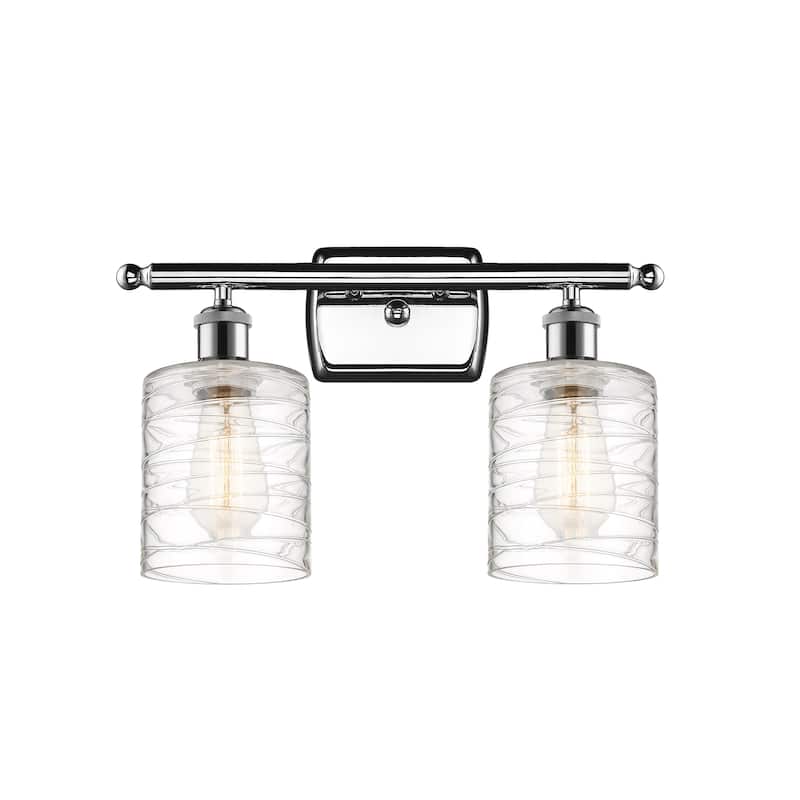 Innovations Lighting Ballston Cobbleskill 2 Light 16" Bath Vanity Light - Polished Chrome