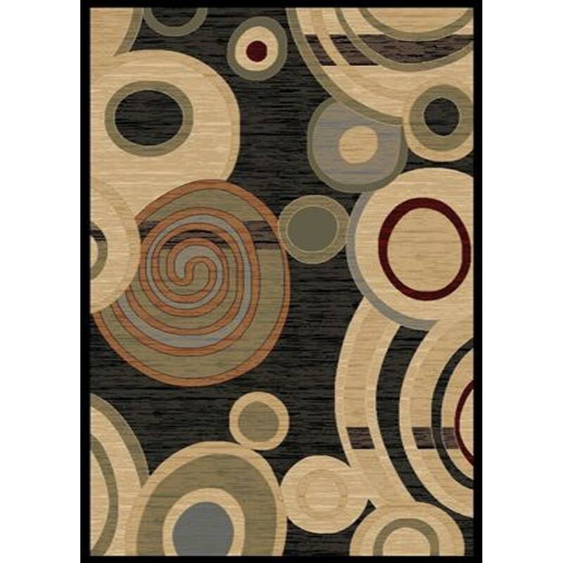 Contemporary Ritz Claret Area Rug
