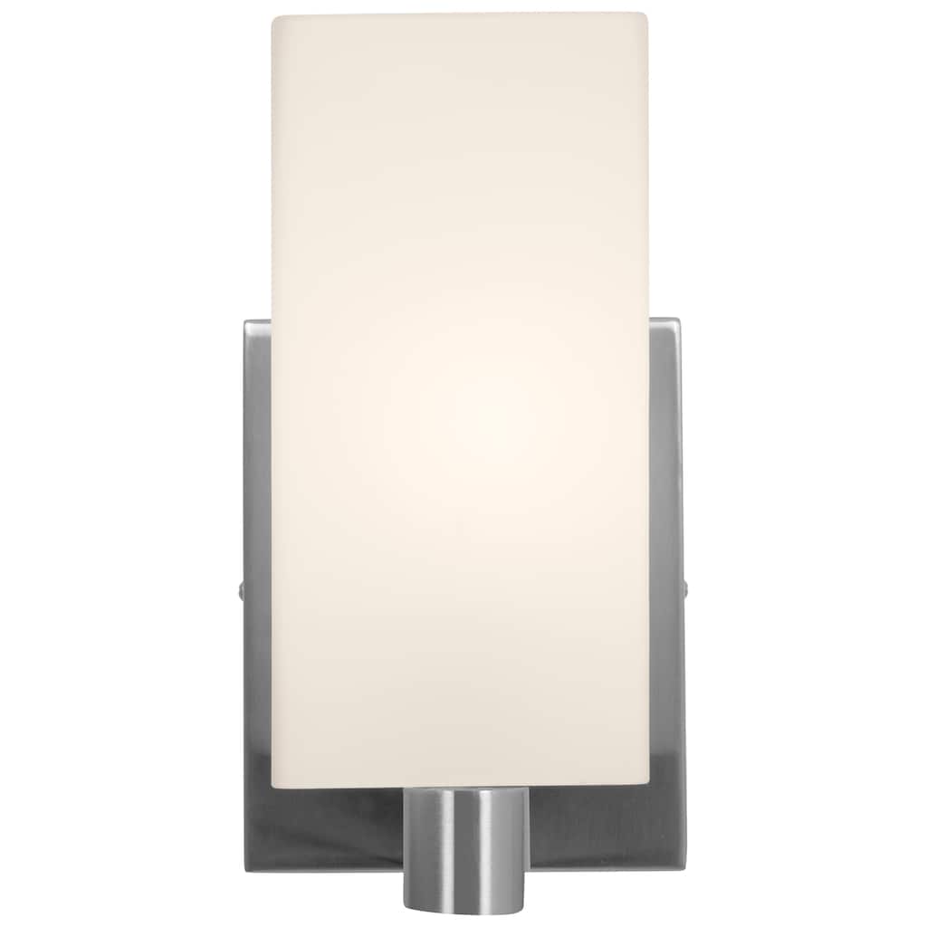 Access Lighting Archi - Dimmable LED Wall & Vanity - Brushed Steel Finish - Opal Glass Diffuser