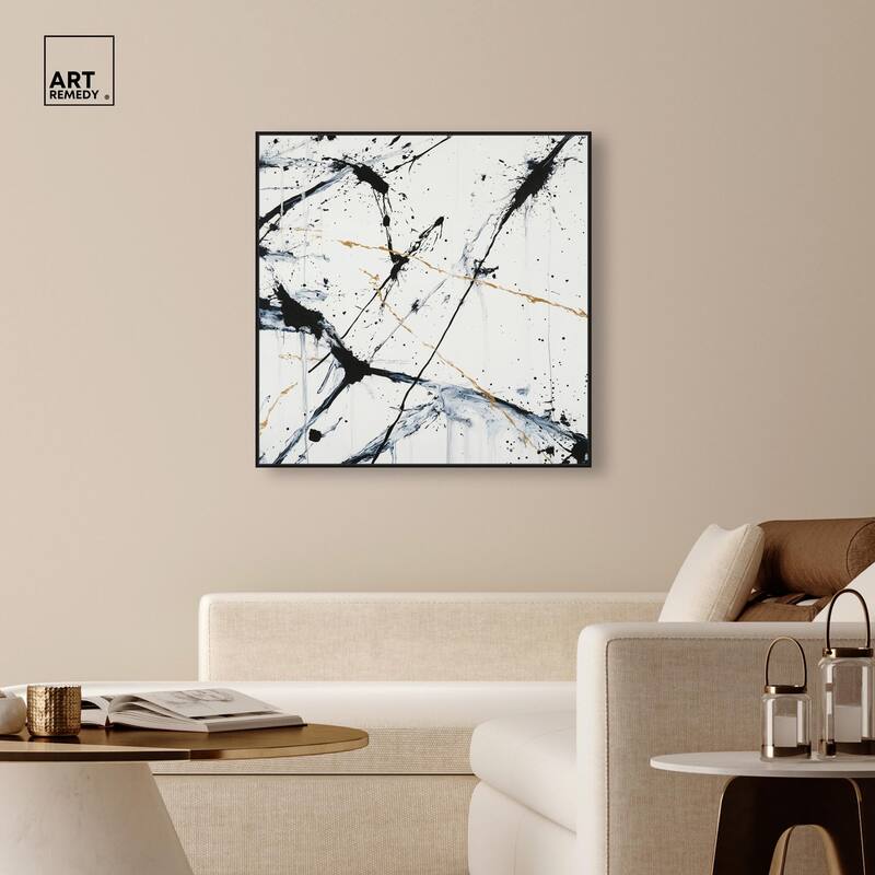 Splintered Impact I Canvas by Art Remedy