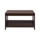 preview thumbnail 8 of 14, 31.5 in. Square Wood Coffee Table