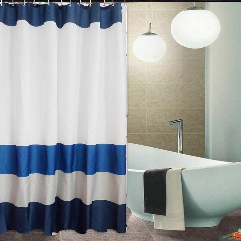 Luxury Shower Curtain and Hooks Set