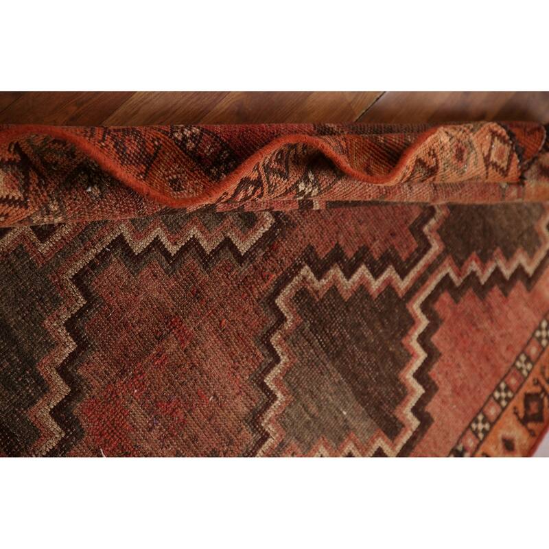 Vegetable Dye Lori Persian Antique Area Rug Handmade Wool Carpet - 3'10"x 6'10"