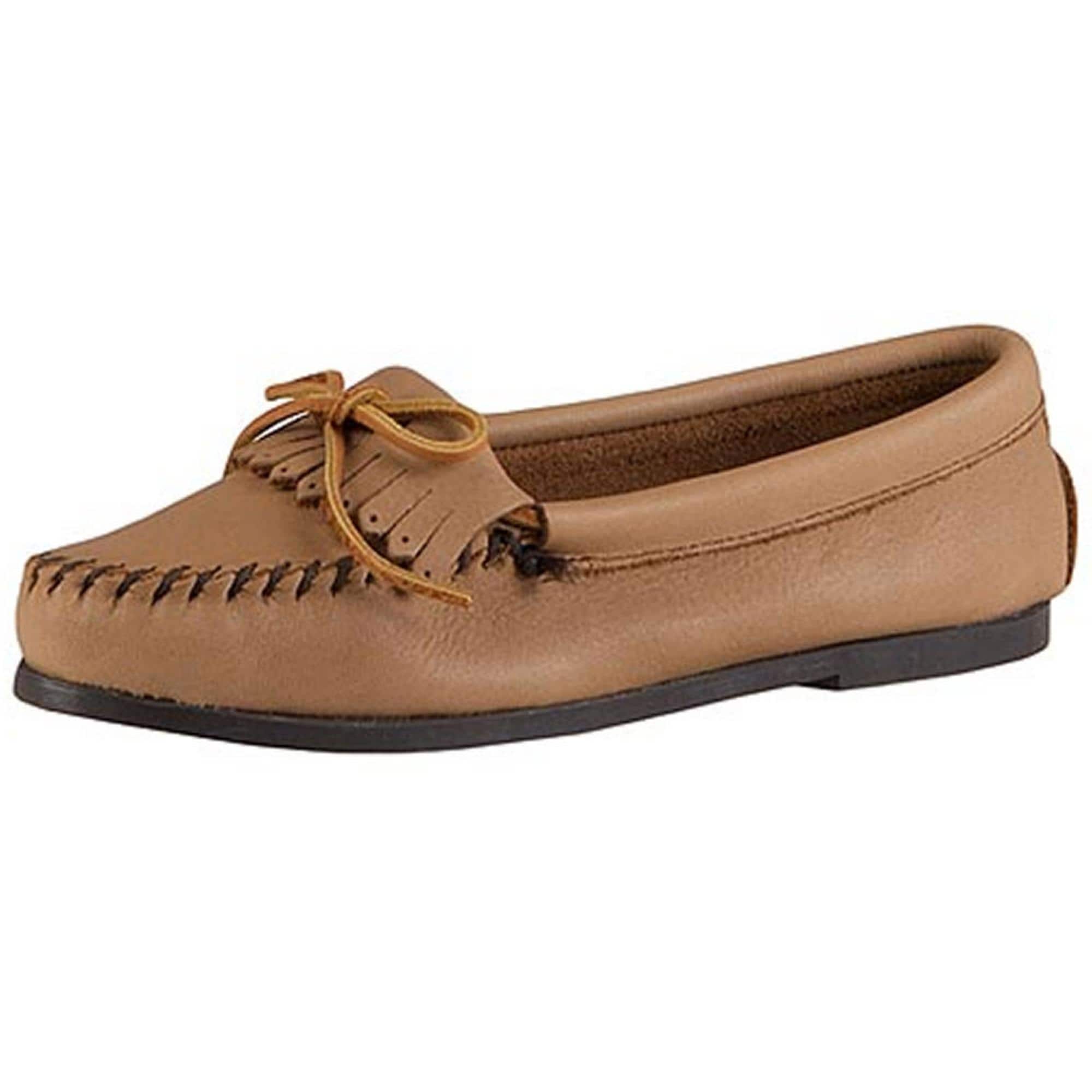 minnetonka women's leather moccasins