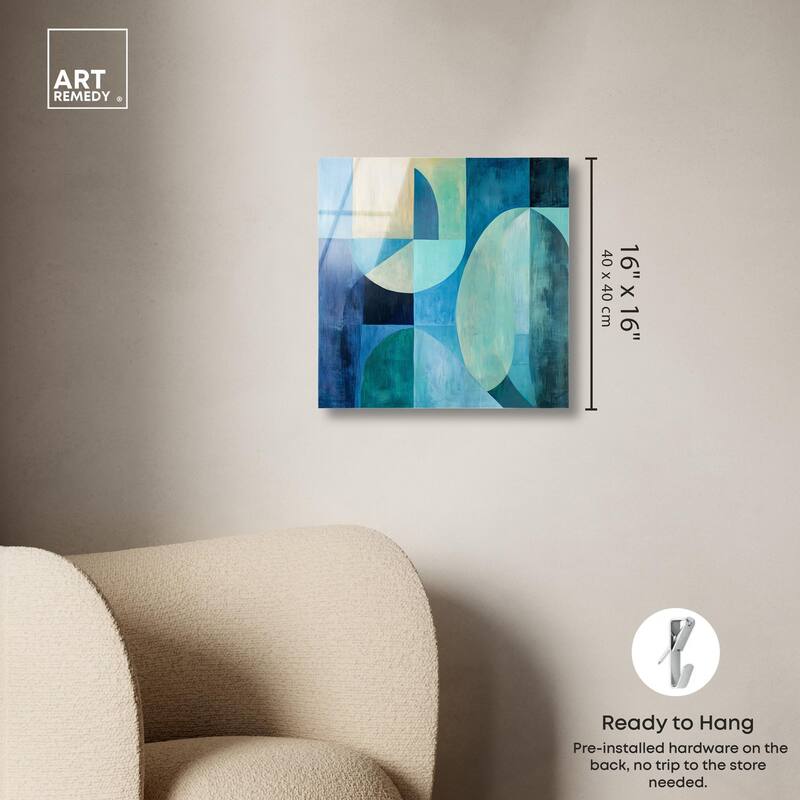 Color Blocks II Acrylic by Art Remedy, Ready to Hang