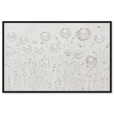 Floral Lace II Canvas by Art Remedy