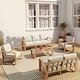 preview thumbnail 107 of 122, Spruce & Spring Outdoor Patio Furniture Set Aluminum Sofa Accent Chair