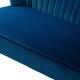 HULALA HOME Monica Modern Velvet Tufted Loveseat with Metal Legs