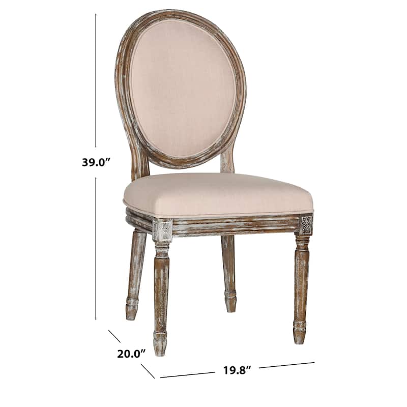 SAFAVIEH Rona Parisian Oval Dining Chair (Set of 2) - 20Wx20Dx39H