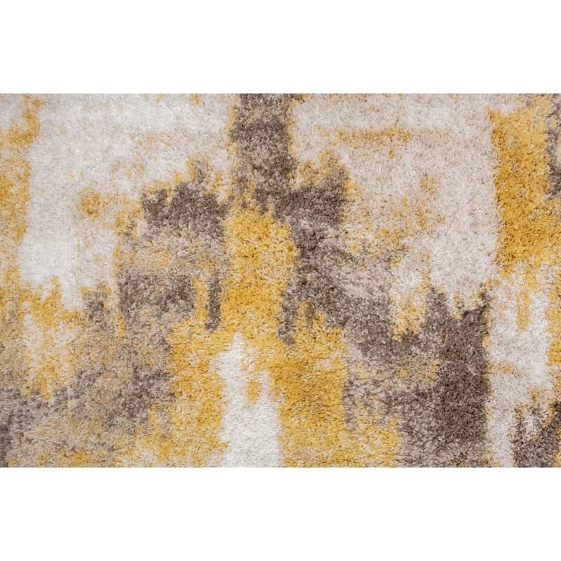 Noori Rug Lux Emma Casual Ikat Pattern 2-inch Thick Shag Rug