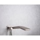 preview thumbnail 5 of 32, Waterfall Wall Mount Roman Tub Filler Faucet 3 Hole Single Handle Bathroom Bathtub Faucet with Hand Shower
