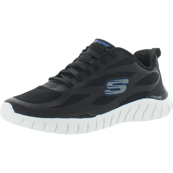 skechers overhaul black running shoes