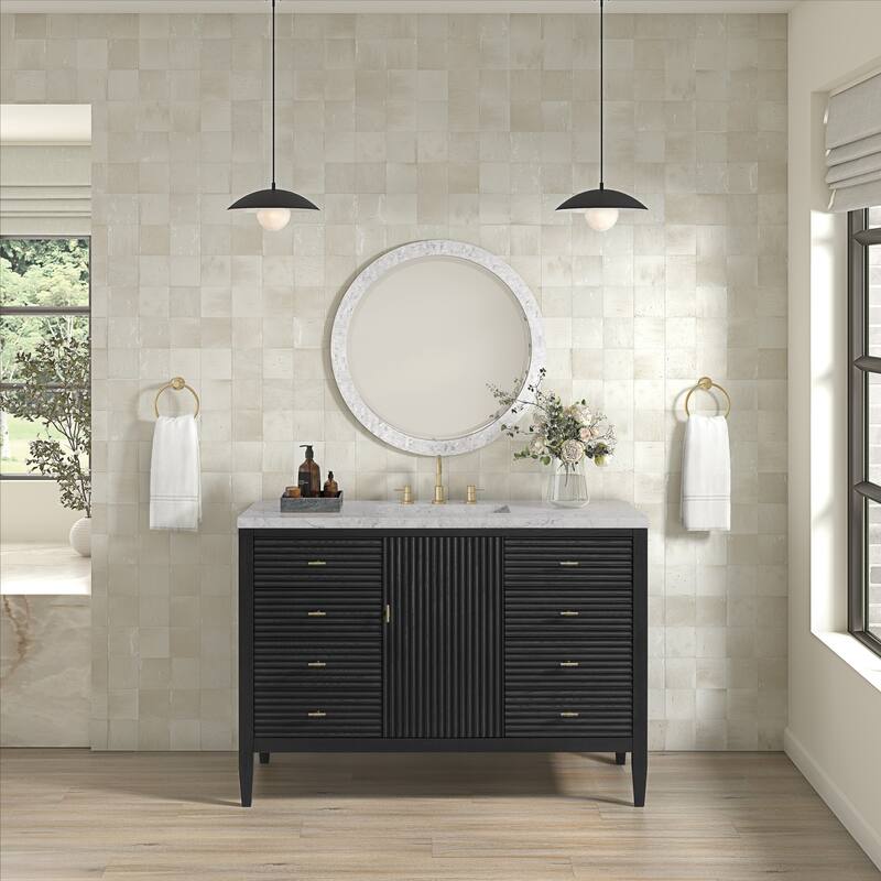 James Martin Vanities 485-V48-3EJP Myrrin 48" Single Basin Wood Vanity