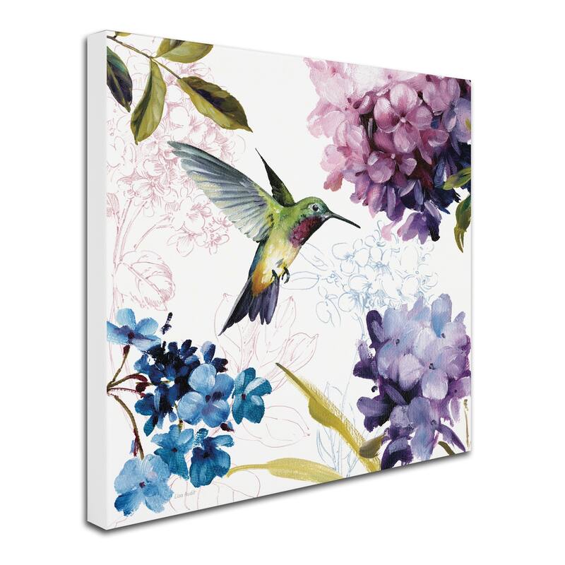 Lisa Audit 'Spring Nectar Square II' Canvas Art