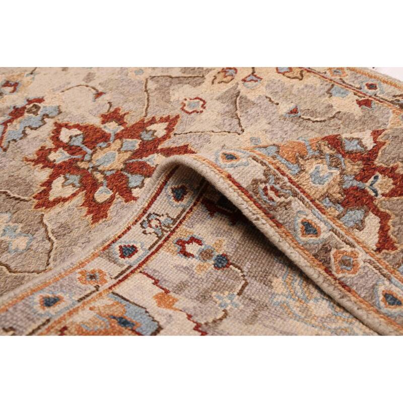 ECARPETGALLERY Flat-Weave Lahor Finest Grey Wool Tapestry Kilim - 2'6 x 9'10