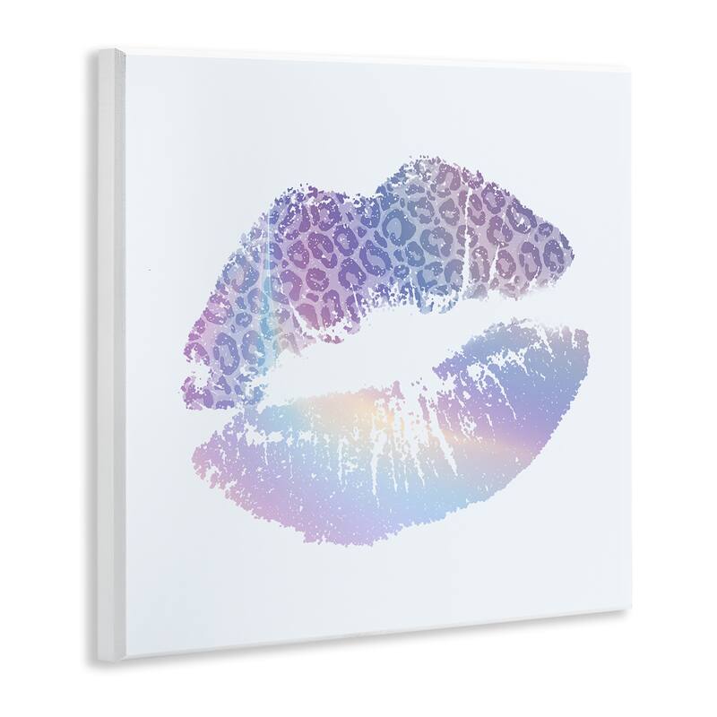 Stupell Glam Patterned Kiss Wall Plaque Art Design By Kim Allen
