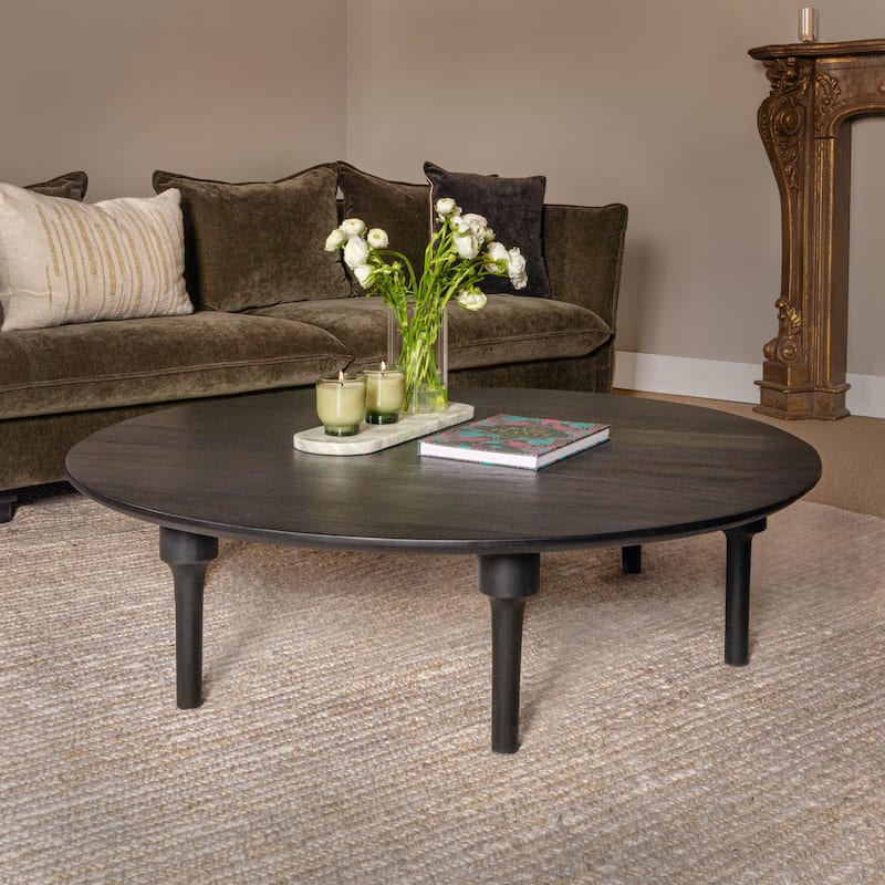Clarkson Round Mango Wood Coffee Table