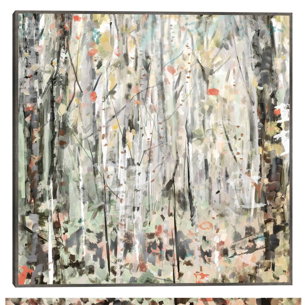 Enchanted Birches By Studio Arts Canvas Art Print