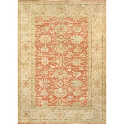 Pasargad Home Sultanabad Collection Hand-Knotted Lamb's Wool Area Rug - 6' 3" X 8'11"