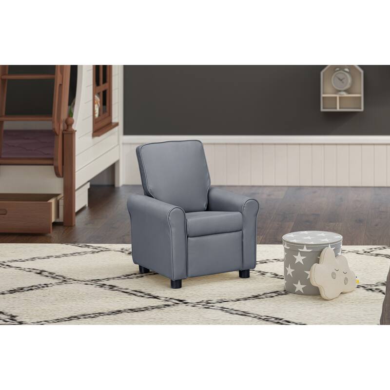 Olive & Opie Jordan Kids Recliner - Mink