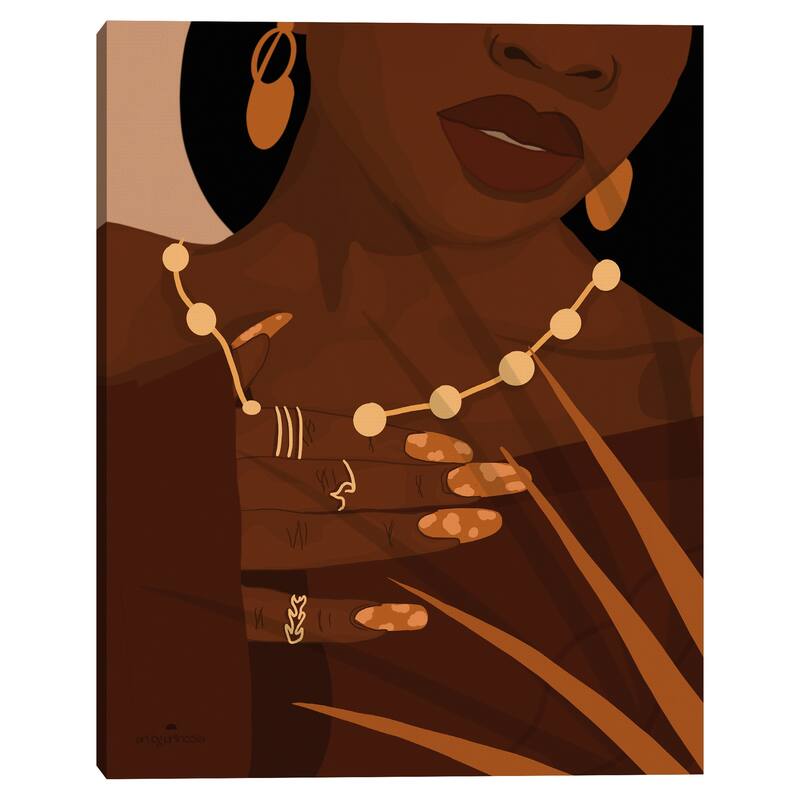 Adorned 2 by Princella Canvas Art Print