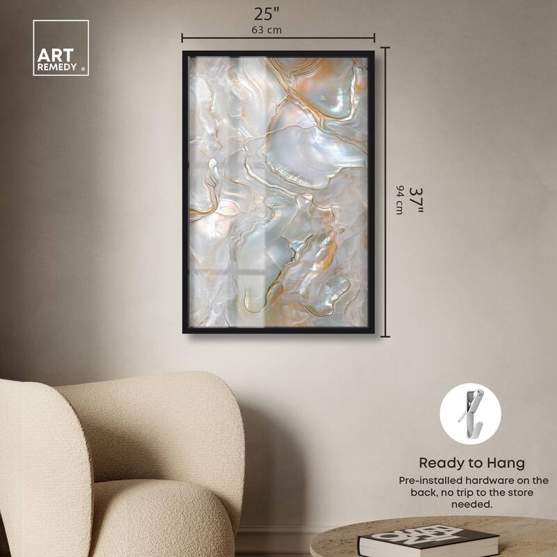 Fluid Preciousness IV Shadowbox by Art Remedy