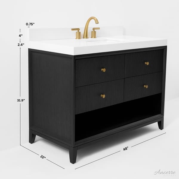 dimension image slide 0 of 7, Ancerre Designs Momo Bathroom Vanity Set
